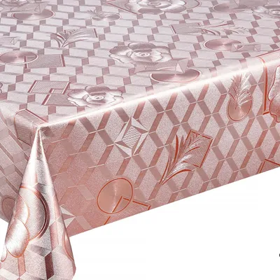 China Manufacturer Oilproof Plastic Vinyl Tablecloth Italy