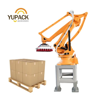 Automatic Industrial Robot 4/6-Axis Articulated Arm Robotic Palletizer for Case and Pallet