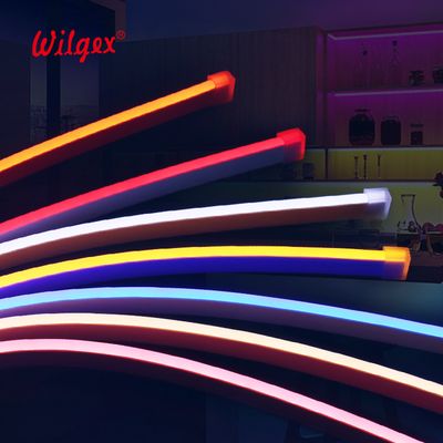 DIY Neon LED Flex Light Silicone Material Tube 6X12mm Ultra Thin Bright 12V 24V Neon Tube Strip Mono Color Neon Strip Lights