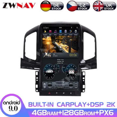 4+128g Tesla Screen for Chevrolet Captiva 2013 2014 2015 2016 2017 Android 9.0 Car Multimedia Player GPS Navigation Radio Stereo