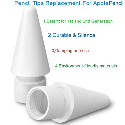 Pen Tip for Apple Pencil: Replacement Stylus Fine Nib Compatible with Apple Pencil 1st Gen & 2ND Generation