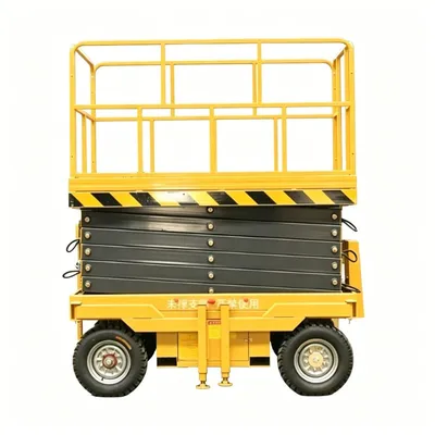 Long Service Life Scissor Lift Platform 6.8m Working Height with Sealed Cylinder