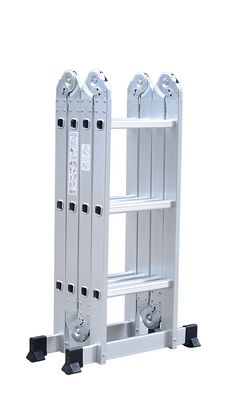 En131 3.6m 4X3step Aluminium Work Platform Multipurpose Ladder