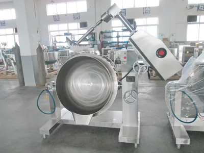 Stainless Steel Jacket Kettle Factory Price 100L Food Machine Jam Mixer Pot Steam Kettle with Agitator
