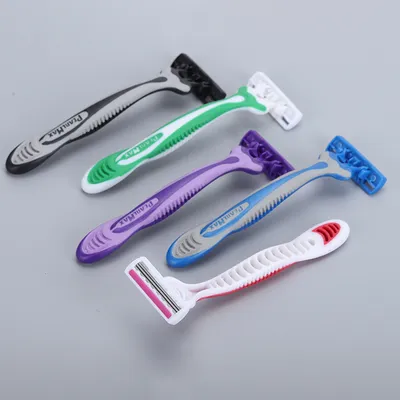 Factory Wholesale Triple Blade Stainless Steel Blade Razor