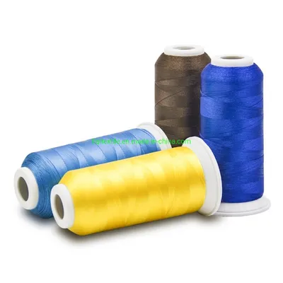 Factory Directly Wholesale 108d/2 Golden Suppliers Embroidery Thread for Clothing