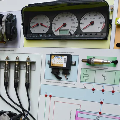 Whole Vehicle Electrical Appliances Training Board Simulators Automotive Training Equipment