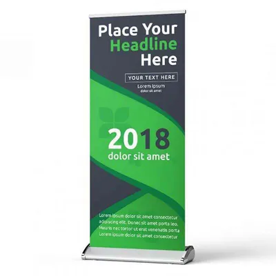 Trade Show Exhibition Aluminum High Quality Retractable Roll up Banner Stand