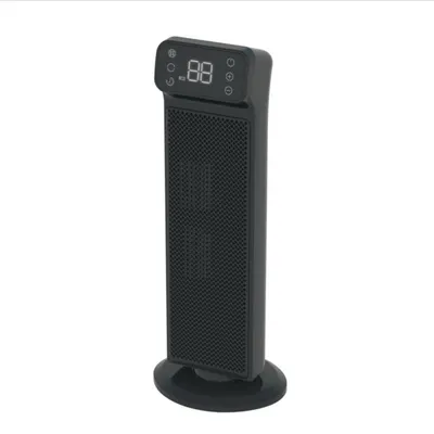 OEM Household Tower Fan Electric Portable Heater with Overheating Protection LED Display Touch Button Control