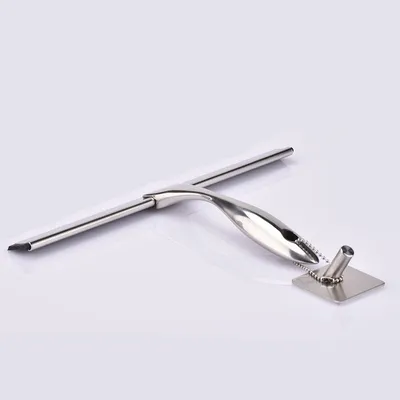 25cm Metal Stainless Steel Squeegee with Hook