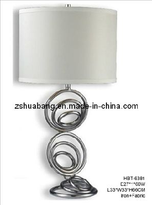 Circle Iron Table Lamp (HBT-6381)