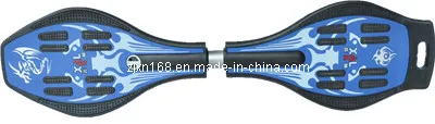 Caster Board, Two-Wheel Skateboard, Street-Surfing Board Xal (2HB-02) Blue