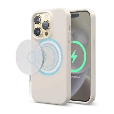 Customized Logo Wireless Charging Magnet Liquid Silicone Mobile Phone Magsafe Cases for iPhone 14 15 Silicon Cover with Magsafes