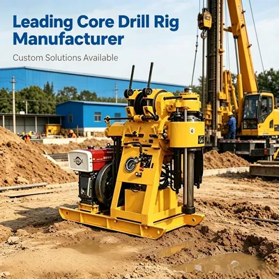 Gk-200 200m Portable Water Well & Core Drilling Rig
