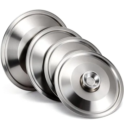 Eco-Friendly Stainless Steel Tableware Spice Lid Reusable Durable Seasoning Jar Cover for Household and Commercial Use