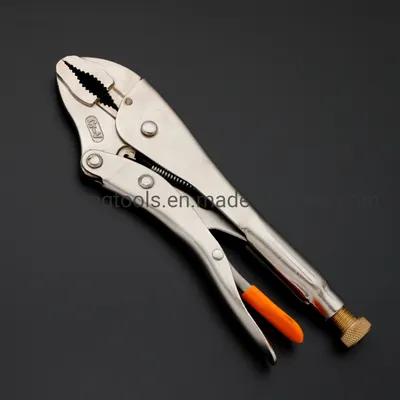 Curved Jaw with Wire Cutter