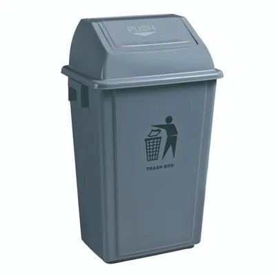 60L Rectangle Shape Office Plastic Trash Bin