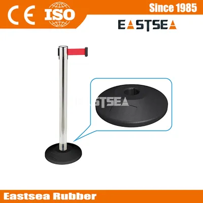 Retractable Belt Barrier Polished Stainless Steel Post