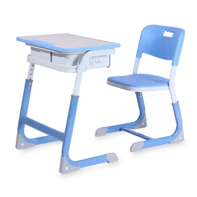 Top Sale Wooden Study Single Classroom Student Furniture School Desk