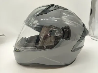Motorcycle Full Face Riding Helmets with Double Visor and Spoiler in DOT