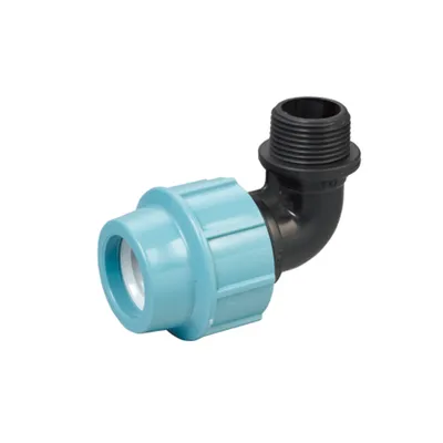 PP 90 Degree Male Elbow Italy Compression Pipe Fittings