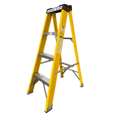 Europe Market Glass Fibre Lightweight Step Ladder Manufacturer Directly Sale