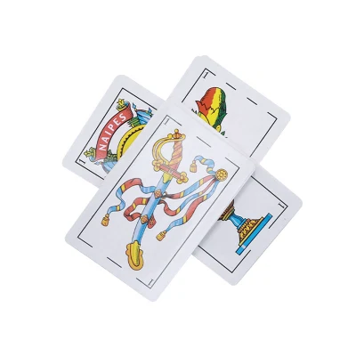 Good Quality Durable Poker Cards Custom Printed Portable Spanish Paper Playing Cards