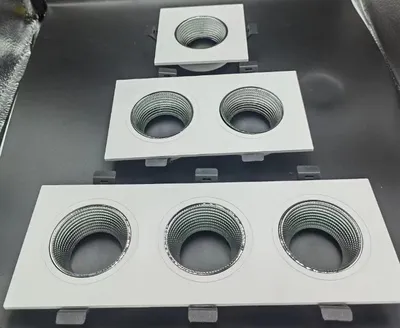 Square Downlight Housing MR16 GU10 Gu5.3 Bathroom Shower LED Downlight