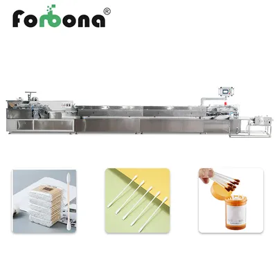 Gynecological Cotton Buds Making Machine Iodophor Cotton Swab Machine
