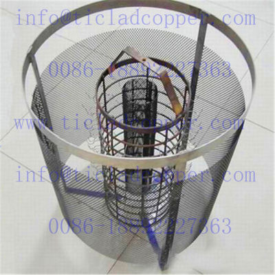 Anodizing Titanium Basket for Electrolysis / Titanium Mesh Basket for Electroplating