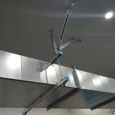 Anti-Seismic Bracket Load-Bearing Rectangular Duct Double-Sided Longitudinal Anti-Vibration Customizable