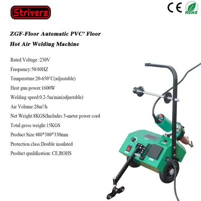 Automatic Climbing Linoleum PVC Vinyl Floor Hot Air Welder Hot Air Welding Machine Plastic Welding Machine