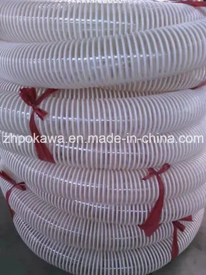 High Quality PU Flexible Hose with PVC Helix Wire