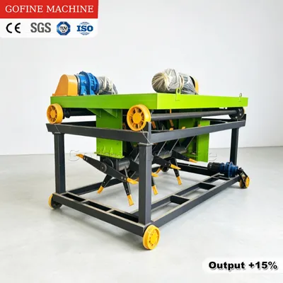 Rail-Mounted Lane Compost Turner for Organic Fertilizer Fermentation