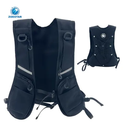 Outdoor Sports Running Cycling Hiking Marathon Light Safety Running Vest with Reflective Straps
