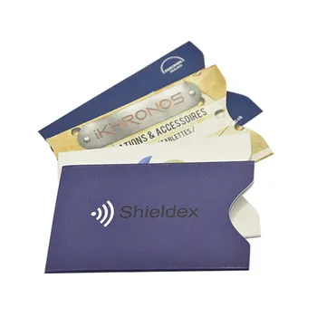 Wallet Credit Card Sleeves/Blocking Paper Protective Sleeve for Credit Cards