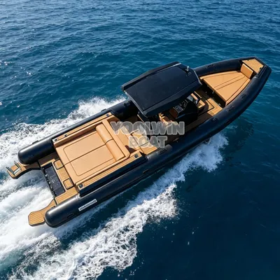 9.9m 33FT Deep V Stepped Hull Orca Hypalon Tube High Speed Commercial Rental Recreation Semi Rigid Inflatable Boat