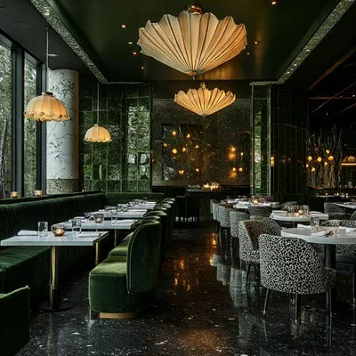 Luxury Coffee Shop Furniture Set Marble Dining Table and Chair Half Circle Restaurant Sofa Booth Seating for Restaurant Cafe