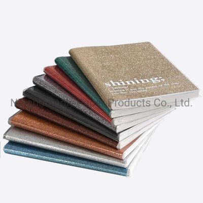 Clear PVC Protect Cover Daily Agenda Notebooks A6 PVC Cover Glitter Notebook Custom Protective Cover Hot Sale PVC Notepad Gift