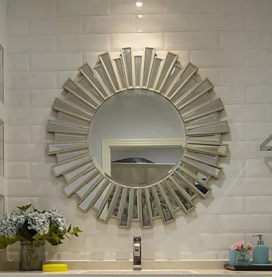 Special Shape European Style Grinding and Processing Decorative Hanging Mirror