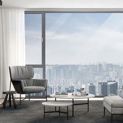 High Performance Aluminum Casement Window with Office Renovation