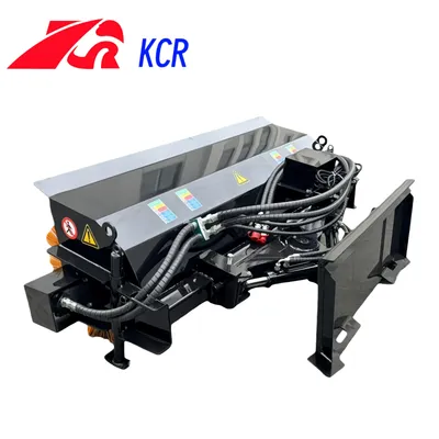 Heavy-Duty Angle Sweeper for Skid Steer Loaders 440kg Weight