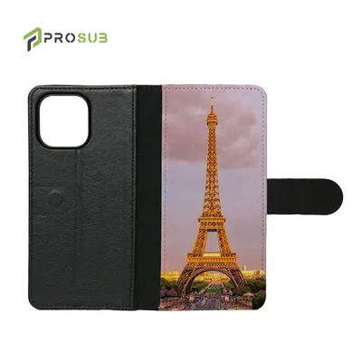 Prosub Sublimation Phone Wallet Blank Flip Leather Phone Case Sublimation for iPhone 13 PRO Max Case