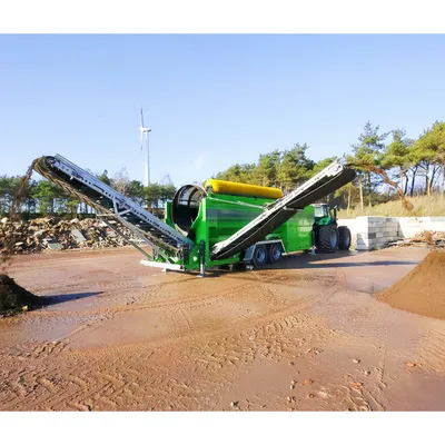High Stability Customizable Mobile Trommel for Sand and Gravel