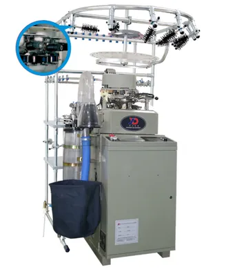 Xiangde Computeried 6f Big Cylinder Socks Knitting Machine