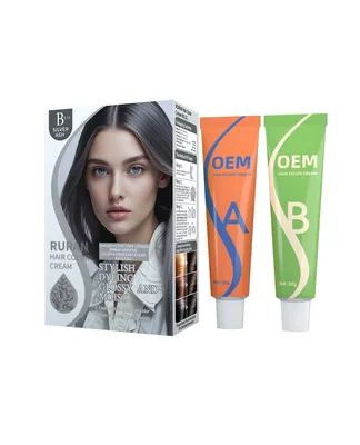 OEM/ODM 60g*2 Ammonia Free Permanent Hair Color Dye Cream Hair Color for Salon Use Hair Colour Products