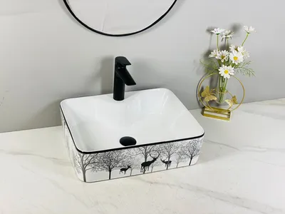 Elegant Ceramic Bathroom Sink with Modern Design for Stylish Washrooms Wash Basin