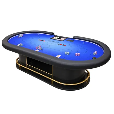 High-Quality Texas Poker Table with Custom Designs Available