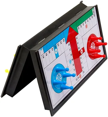 High Quality Plastic Ludo Go Board Folding Travel Magnetic Board Game