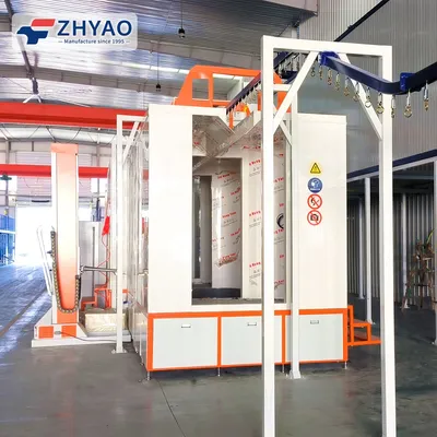 Industrial Electrostatic Powder Coating Line for Lighting Parts